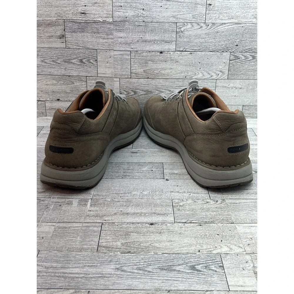 Rockport Shoes Mens Size 12 Brown Lace Up Leather Comfort Walking Slip Resistant